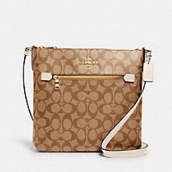 Coach Handbags - 𝅺coach Rowan File Bag In Signature Canvas New with Tags